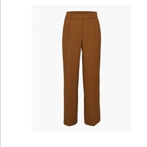Aritzia wilfred Effortless Pant in foxfire brown
